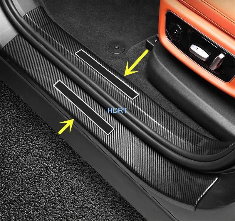 Car Rear Guard Trim Frame Trunk Welcome Pedal Plate Door Sill Cover Protector Accessories For Leading ideal LiXiang L9 2022 +