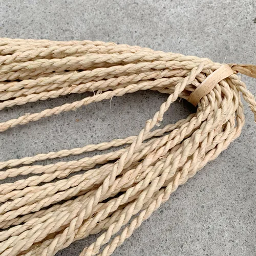 Imagen 2 del producto Cuerda de paja de rafia Real Natural para el hogar, Material decorativo hecho a mano de 40 metros, 2-3mm de diámetro