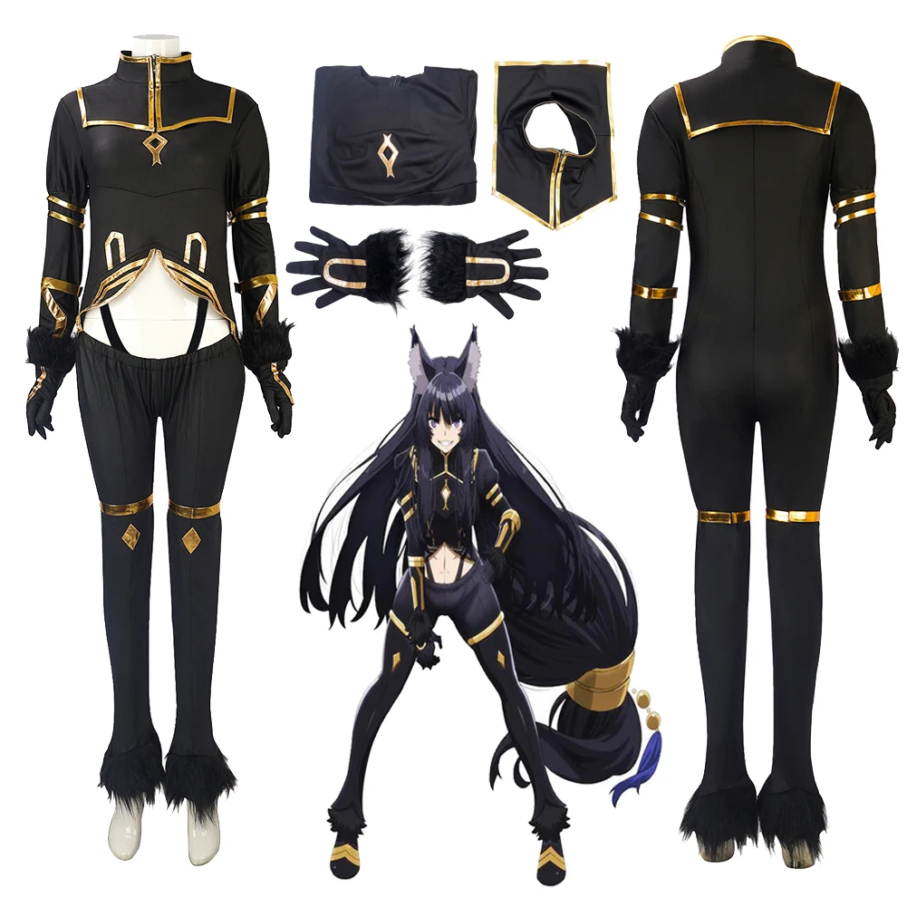 

Anime Eminence into Shadow Cosplay Jumpsuit Cloth Women Party Disguise Roleplay Outfits Suit Female Halloween Costume Carnival