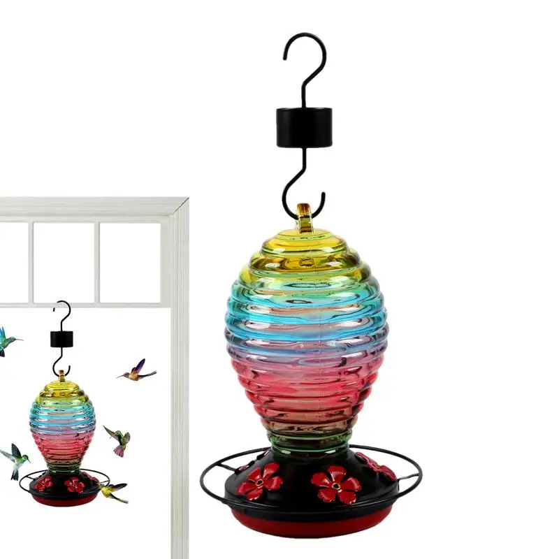 

Hummingbird Water Feeder Hummingbird Feeder For Outdoors Patio Heavy Duty Tree Bird Feeder Flower Hummingbird Feeder With Flower