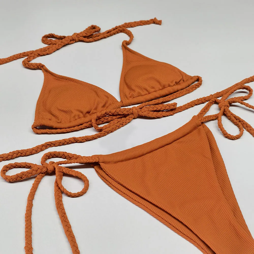 

Комплект бикини LENITIVE FASHION из мягкой ткани с чашечками-слипами