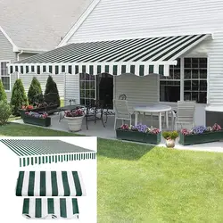 Retractable Awning Replacement Waterproof Shade (Fabric Only) Sun Shade Canopy Canvas 280g Polyester Cloth Rain Protection