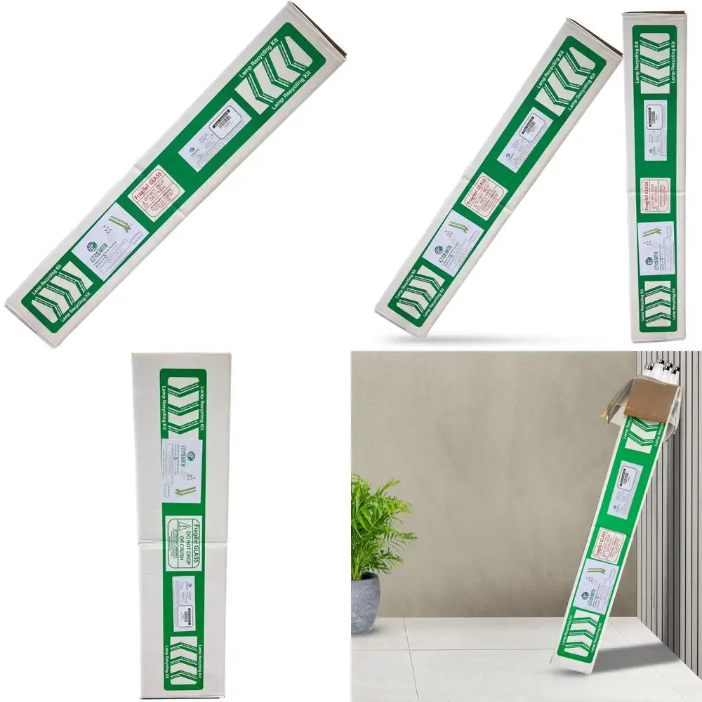 

Mail-Back Recycle Kit for T12 and T8 Fluorescent Lights: Holds 27 T12 Tubes or 64 T8 Tubes Prepaid Recycling Box