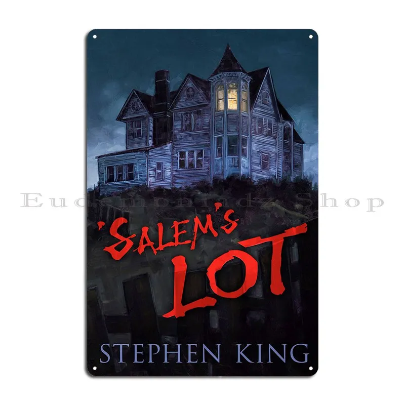 Salems Lot Stephen King Metal Signs Garage Custom Vintage Decoration Club Tin Sign Poster