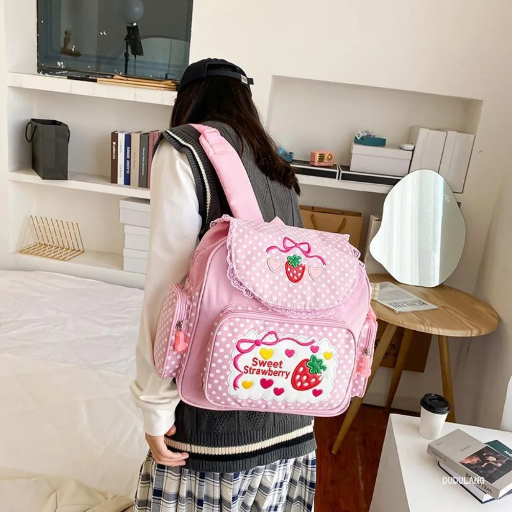 Bolsa Escolar Kawaii suave para niños, resistente a la suciedad, fácil de lavar, gran capacidad