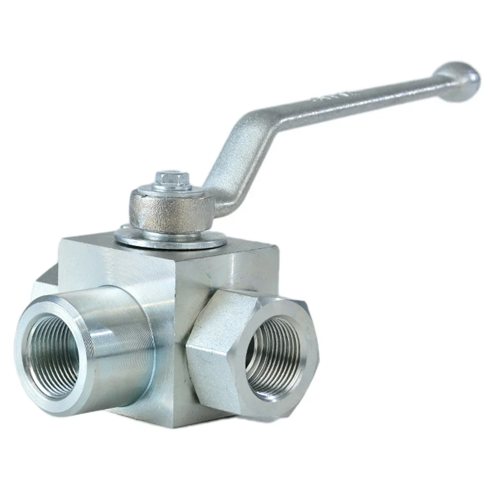 Reliable Carbon Steel 3 Way Ball Valve Galvanized material designed for high pressure applications reliable performance