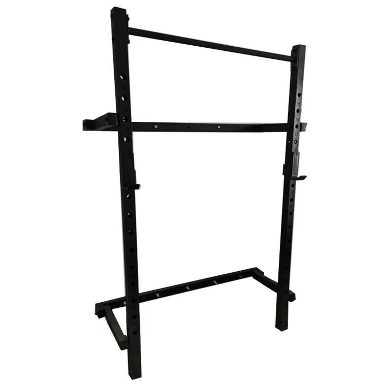 2026 Wall Mount Folding Squat Rack with Weight Benchpromote sales