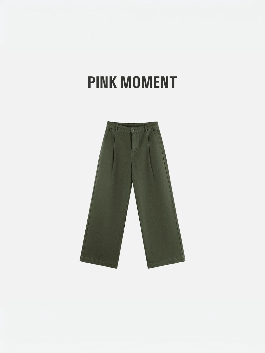 

PM Wang Na Na Winter Special Cotton Wide Leg Jeans Faionable Loose Slim Straight Twill Casual Pants High Waist Zipper Closure