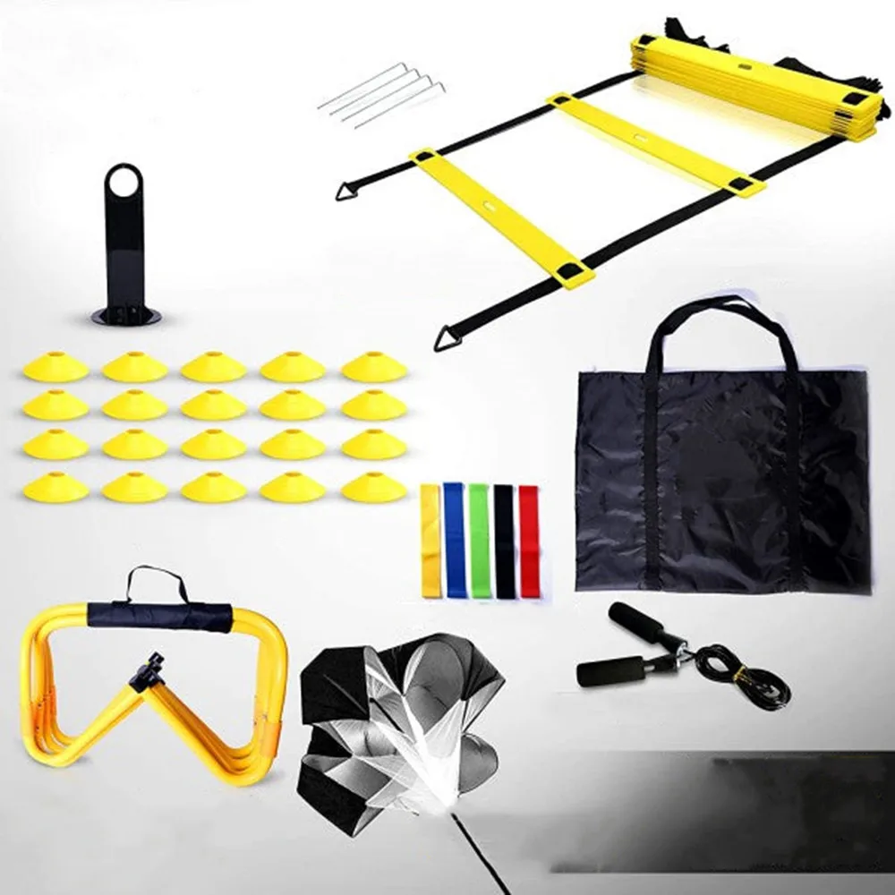 

Best Selling Speed Agility Training Kit Conical Ladder Gym Equipment Workout Exercise Speed Training Agility Ladder