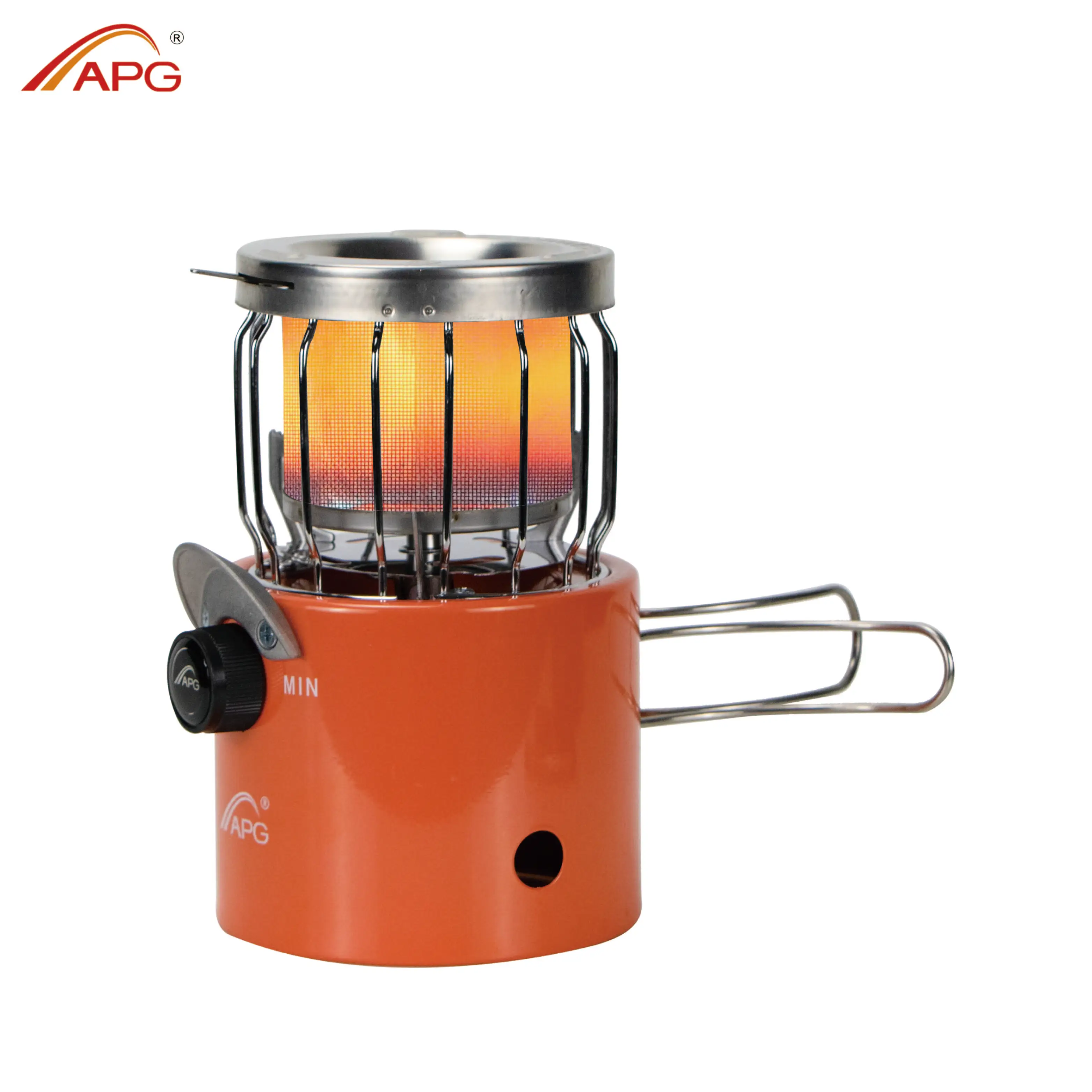 2-in-1 Portable Propane Heater & Stove, Outdoor Camping Gas Stove, Camp Garage Tent Heater For Ice Fishing Backpacking Hiking Su