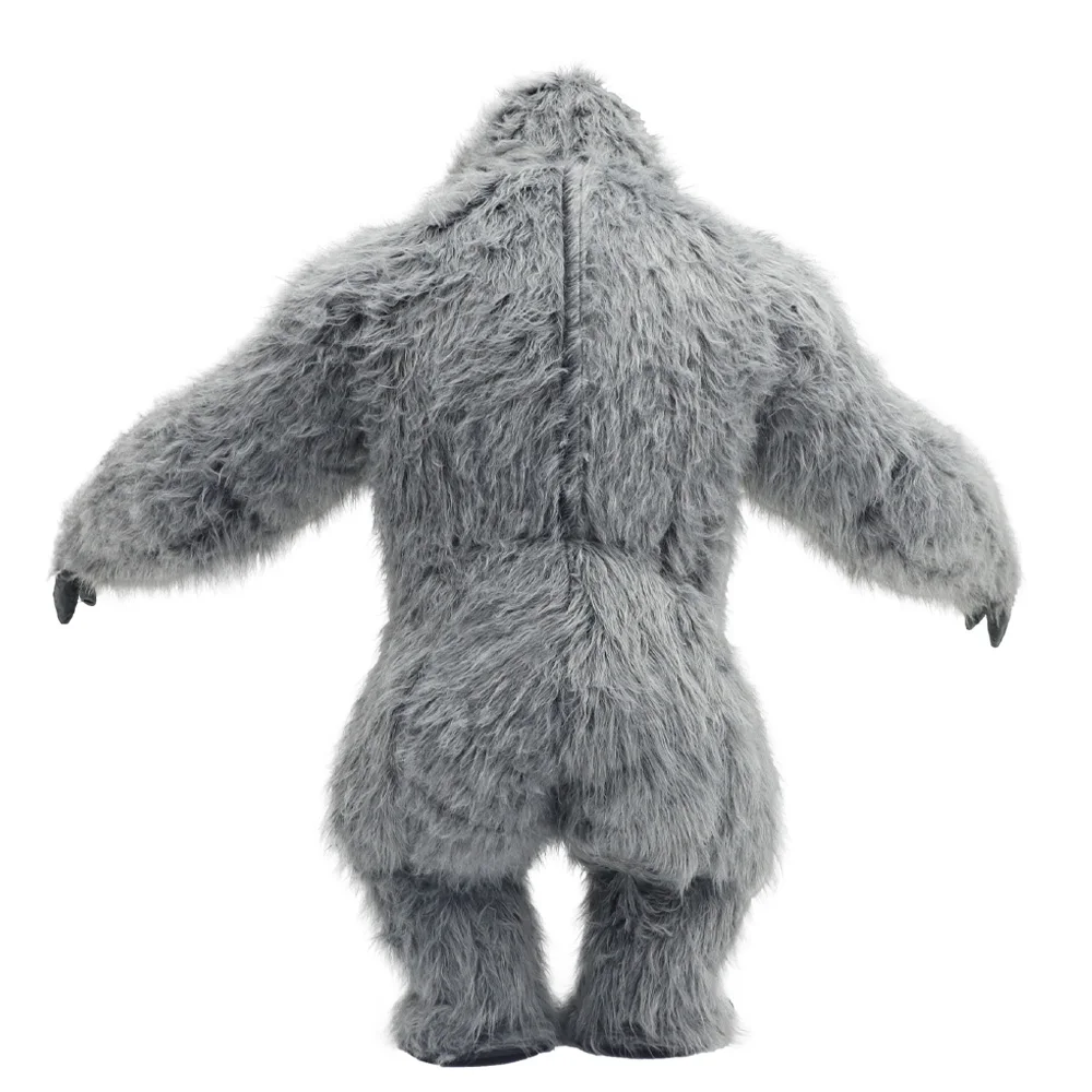 Rear View of Costume Gray Kong