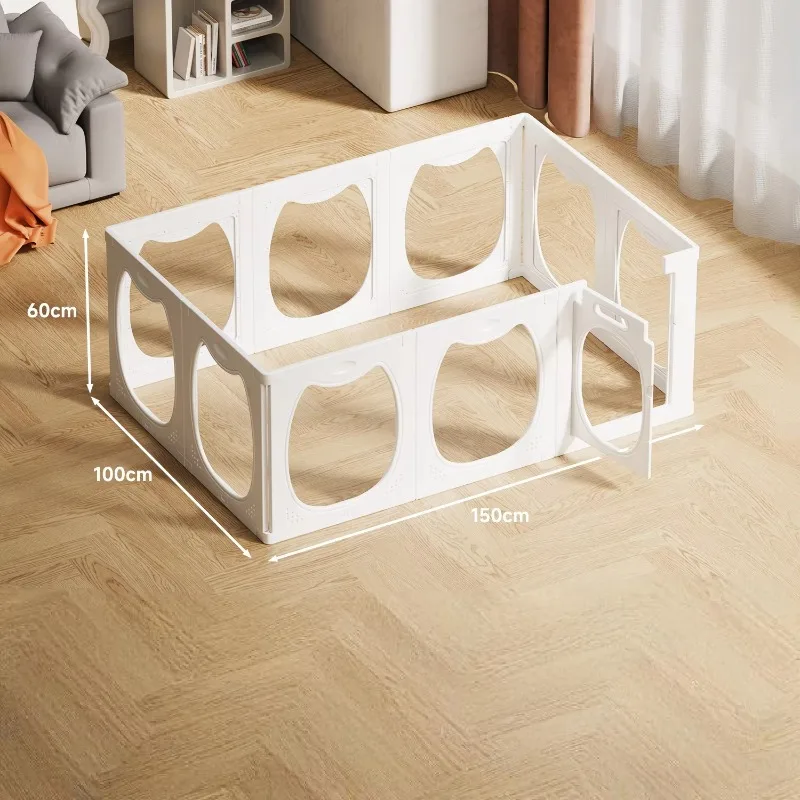 

High Quality Safe Adjustable Clear Acrylic Plastic Dog Playpen Indoor Pet Fence for Dogs