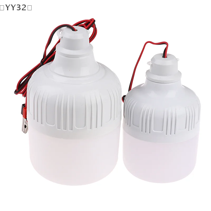 〔YY32〕12v LED Lamp Portable Led Bulb 20W 30W Outdoor Camp Tent Night Fishing Hanging Light Emergency Cold White