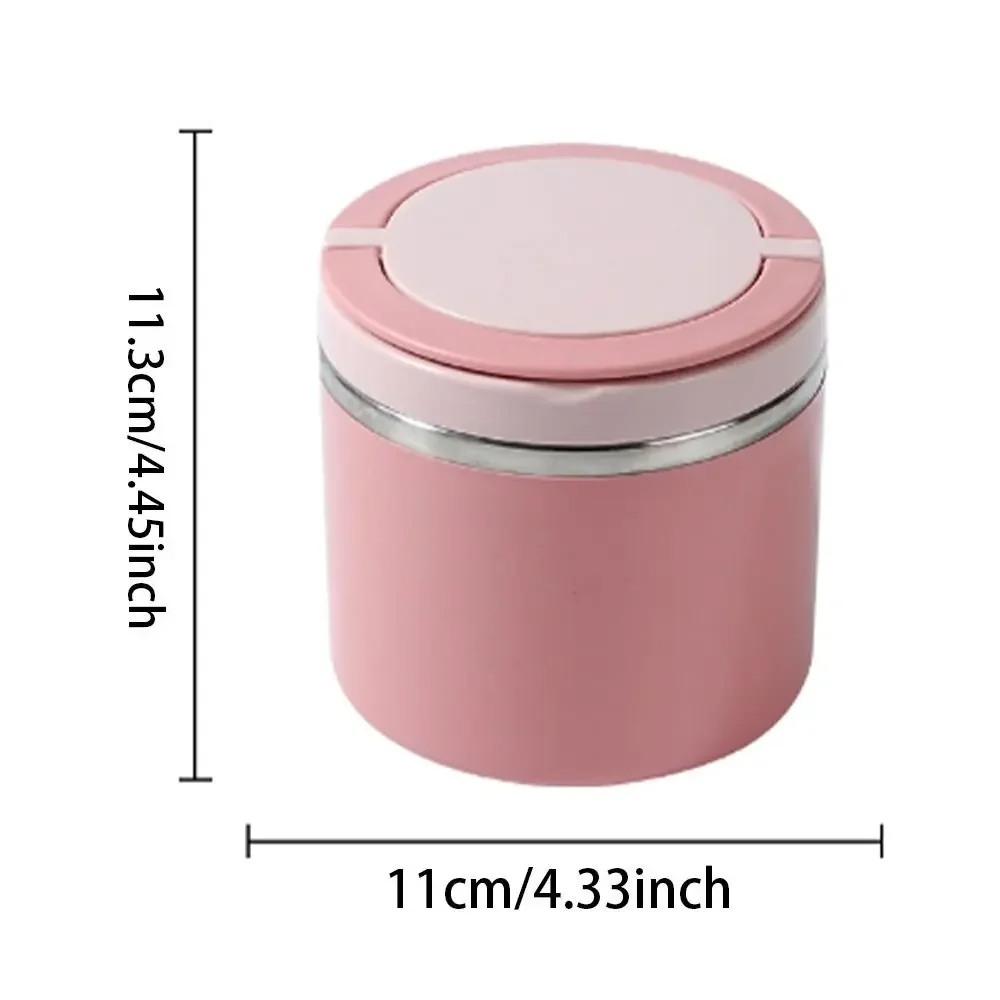 Insulated Soup Cup Children Student Teamlogo Series Office Easy To Carry Bento Box Lightweight Single Layer Picnic Thermal Jar