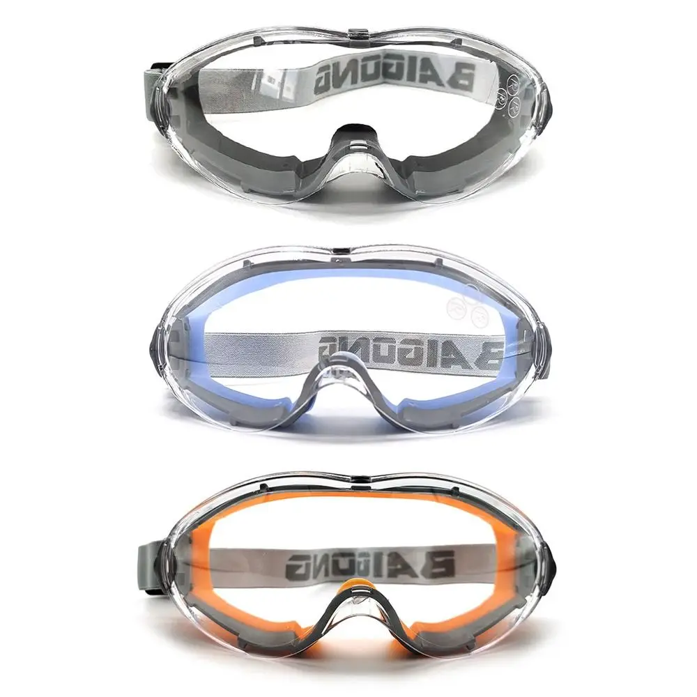 Gafas de seguridad de grado Industrial para hombre y mujer, lentes transparentes antiniebla, aptas para laboratorio, protección ocular