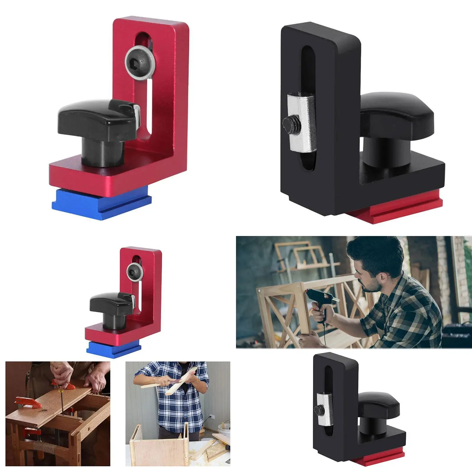 T Slot Mitra Track Stop Sliding Miter para serras de mesa de precisão para carpintaria