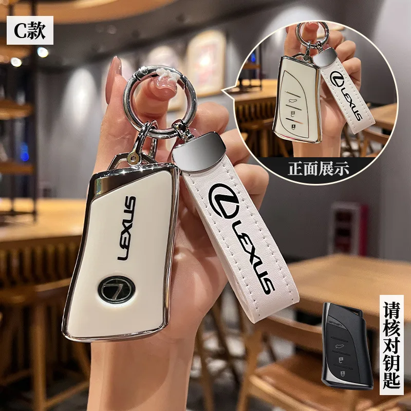 

Car Sticker TPU Car Key Case Cover Holder Shell For Lexus ES UX200 UX250H ES300H ES350 US200 US260H LX570 NX ES UX US Keychain A
