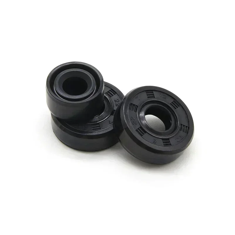 2~10pcs ID 8mm NBR Oil Seals TC-8*14/15/16/18/22*4/4.5/5/7/8mm Black Nitrile Rubber Shaft Double Lip Oil Resistant Seal Gaskets