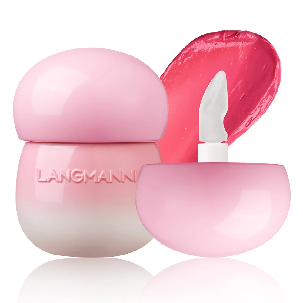 جرة الفطر الصغيرة المرطبة الجديدة على شكل شفاه الفطر ليس من السهل أن تسقط من اللون غير اللزج #6