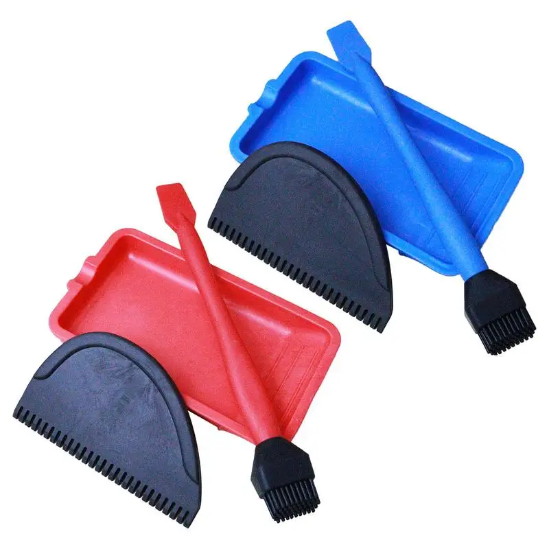 木工用ソフトシリコンツールセット,木製接着剤アプリケーター,多機能滑り止めスクレーパー,接着剤トレイ,手作りクラフトキット