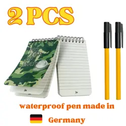 2 pz/lotto YM. stonepaper note Tactical Waterproof Notebook blocco note per tutte le stagioni durevole avventura all'aperto scrivi sotto la pioggia