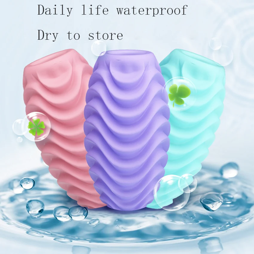 Unpowered Silicone Masturbation Egg, Portable Stroker Cup, Adult Toy for Men, Blowjob Trainer view 2