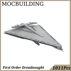 Dreadnought Spacecraft Fighter Model MOC Building Block Bricks Toys for Kids Birthday Gift