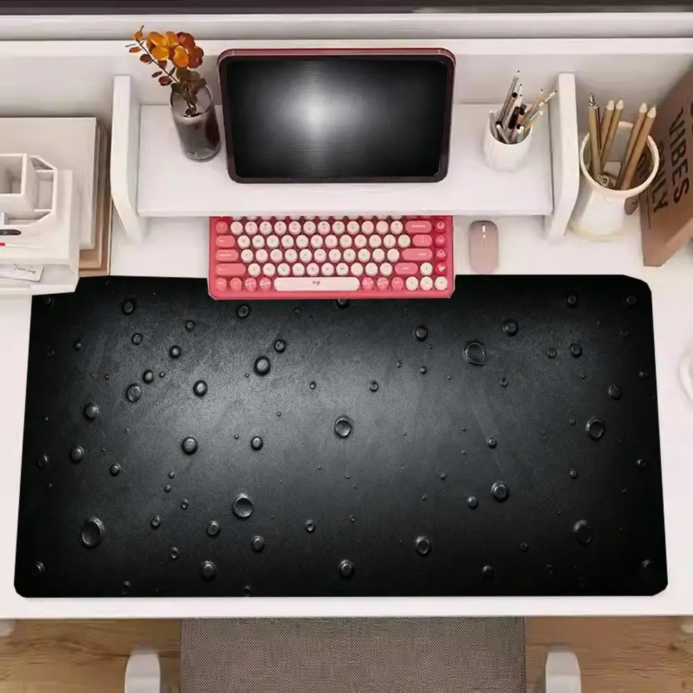 Hazy gray texture playmat mousepad table mat large size keyboard accessories laptop games bedroom learning office desktop
