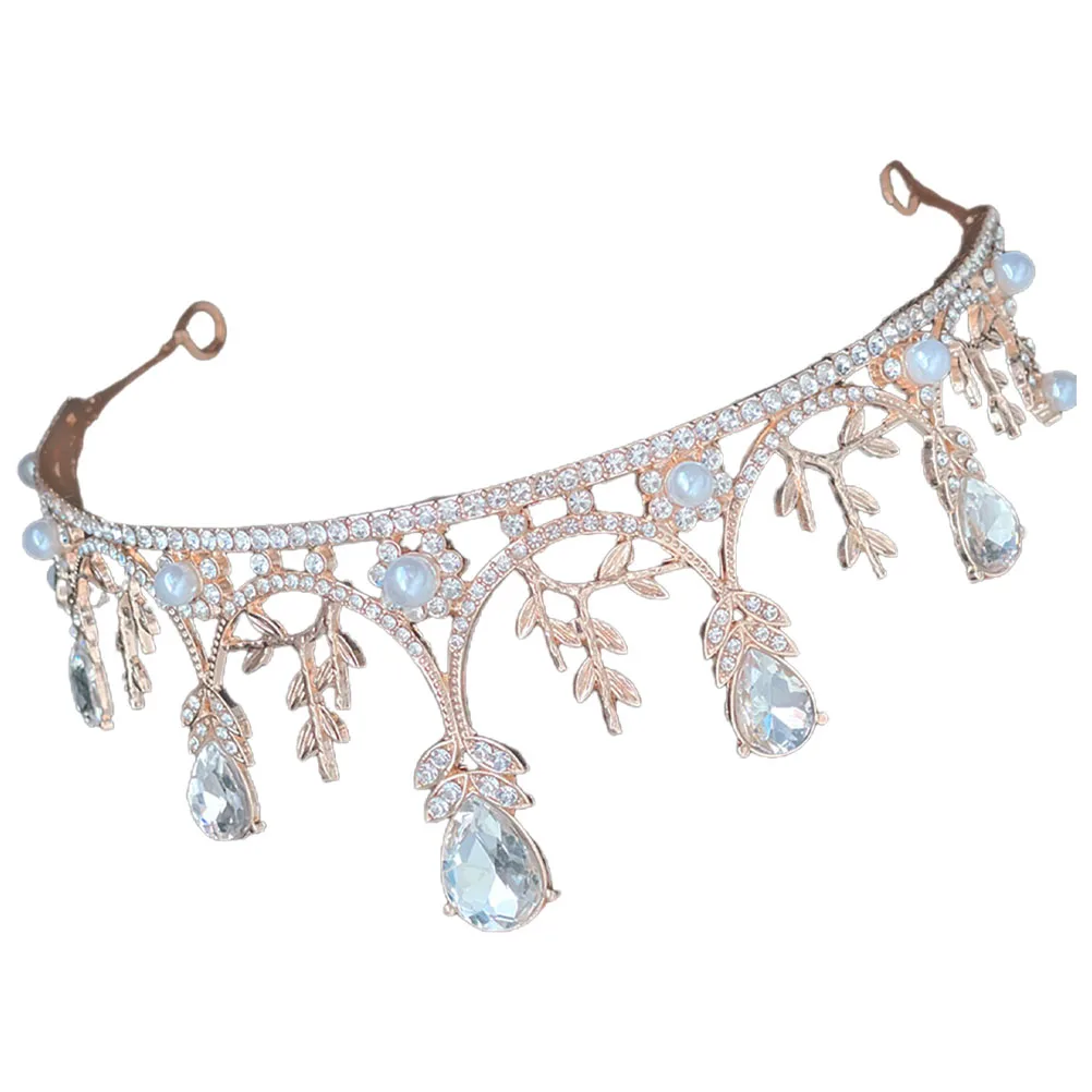 

Beautiful Sparkling Bridal Tiara Rhinestone Crown Headpiece For Women Wedding Ceremony Headband Party Decorative Gift Tiaras