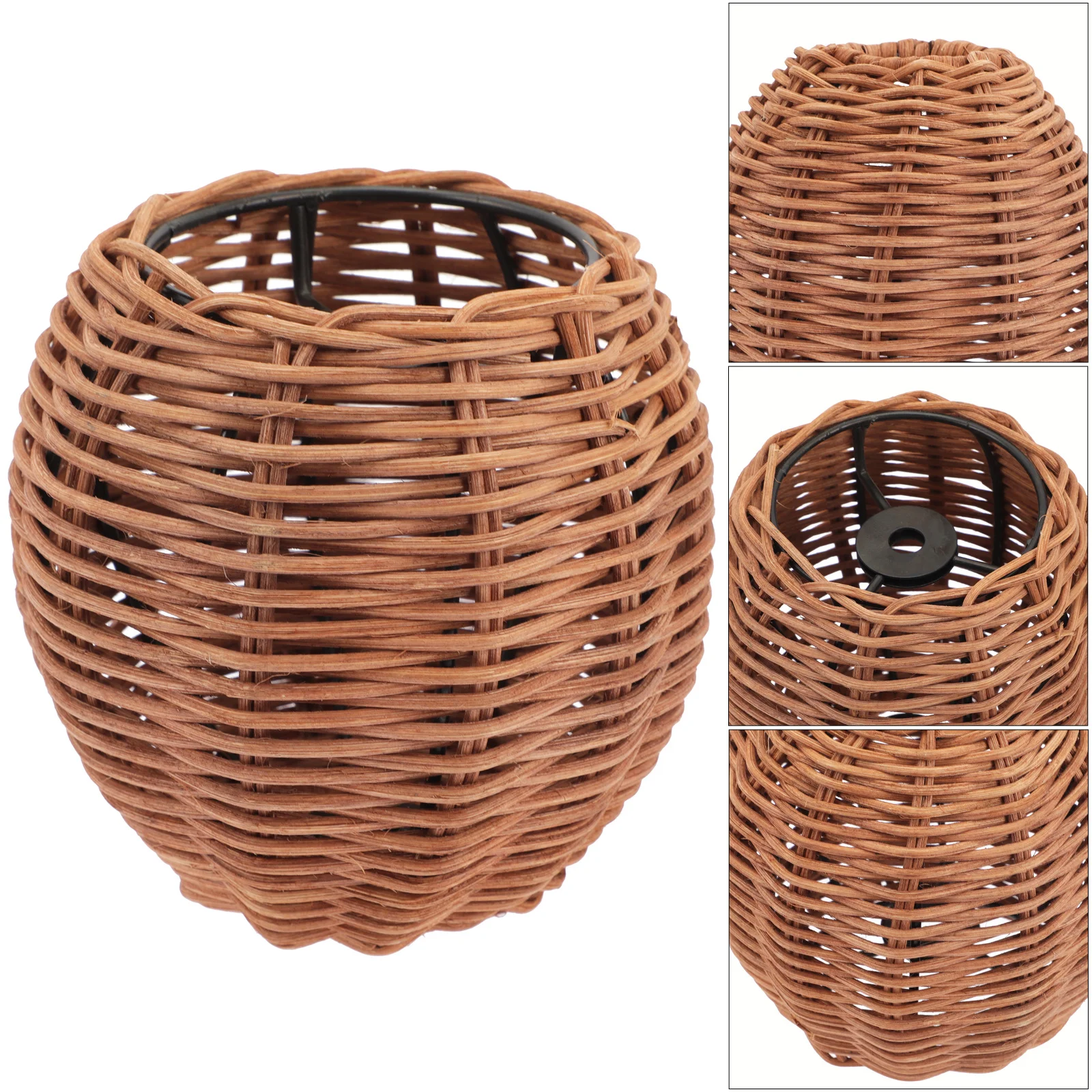 

Абажур для стола из ротанга, тканый светильник, потолочный подвесной светильник в тропическом стиле, подвесной светильник, цоколь для люстры