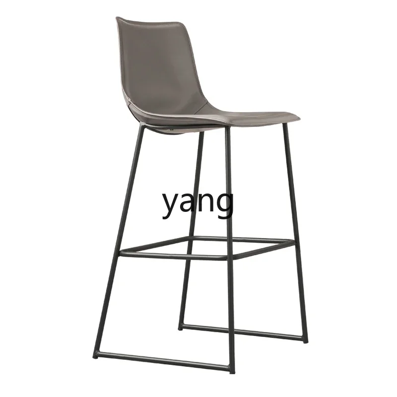 LTT Home Bar Chair Modern Simple High Foot Wabi Sabi Bar Chair