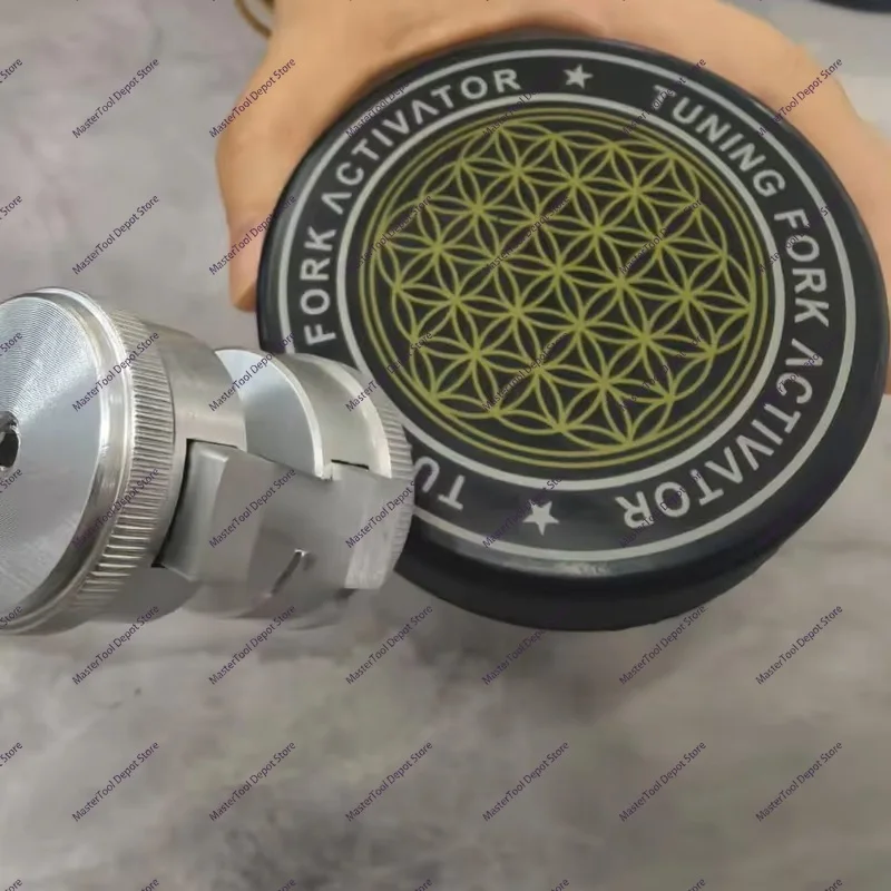 Rubber Tuning Fork Activator Tool - Minimal noise sustained tone for precise instrument tuning