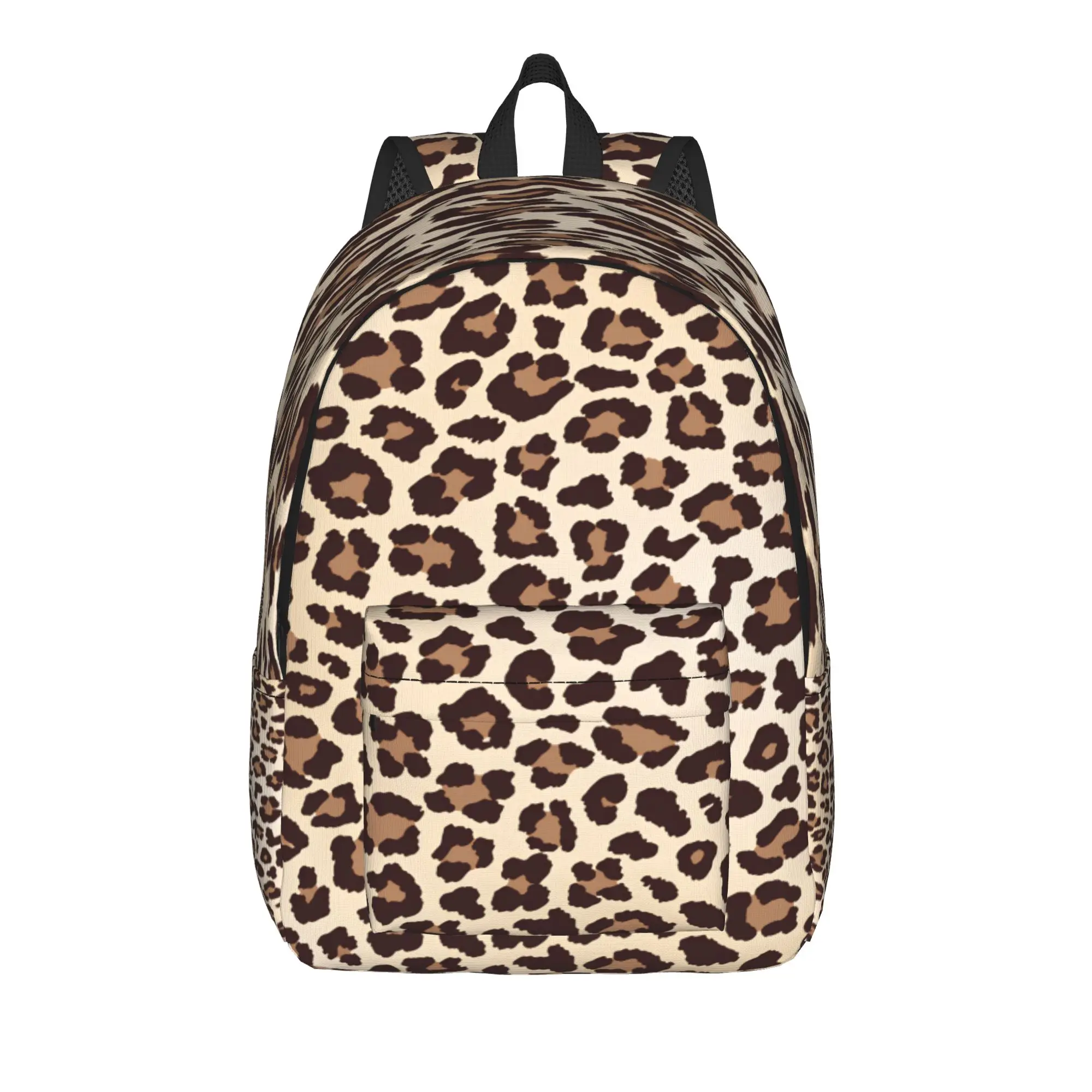 

Leopard Print Backpack Sport Backpacks Boy Girl Aesthetic School Bags Design Large Rucksack