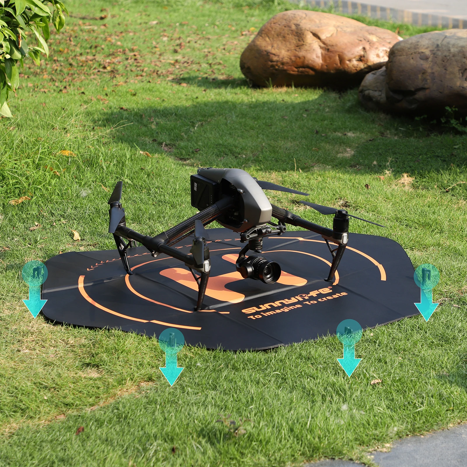 

For DJI Inspire3 professional parking apron for Mavic3 Pro waterproof takeoff and landing mat 110cm