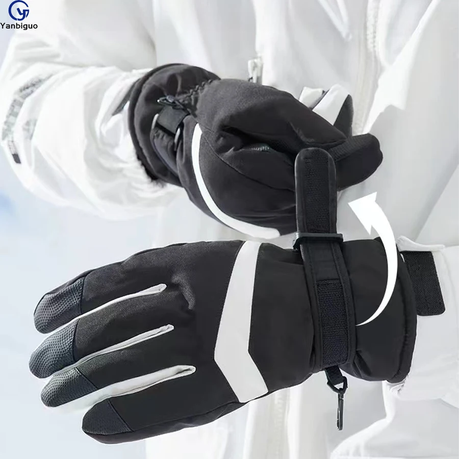 Winter Ski Snow Gloves Touchscreen & Waterproof Cold Weather Hand Warming Gloves  Extreme Cold Weather Work Gloves