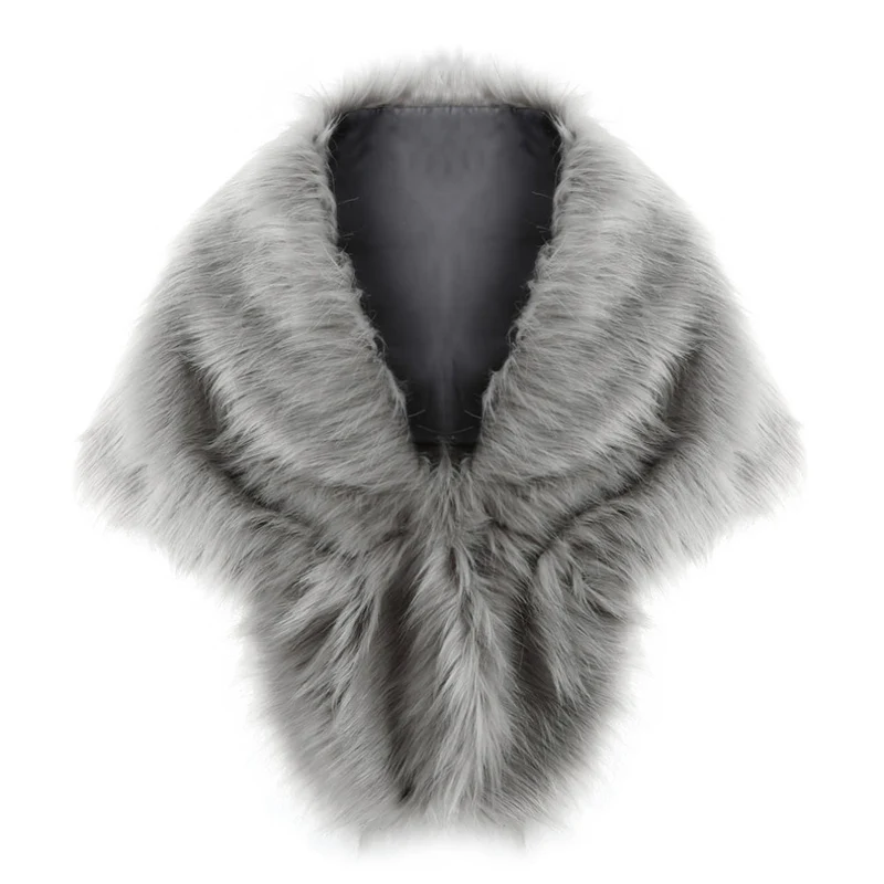 2022 New Women\'s Artificial Fur Shawl Fashion Rabbit Fur Fur Cloak Thickened Warm Coat Autumn And Winter Bride\'s Shawl Cardigan