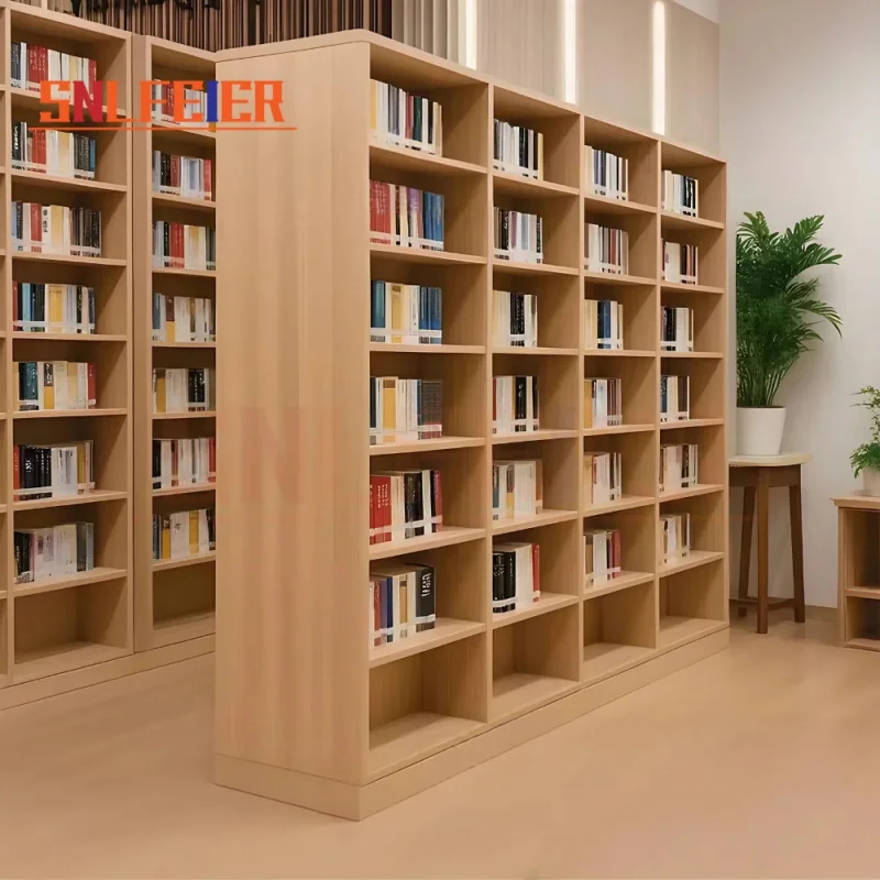 custom.Premium Custom Rectangular Particleboard/Plywood Display Racks Double-Sided Heavy Duty Supermarket Shelving Units LED Wat