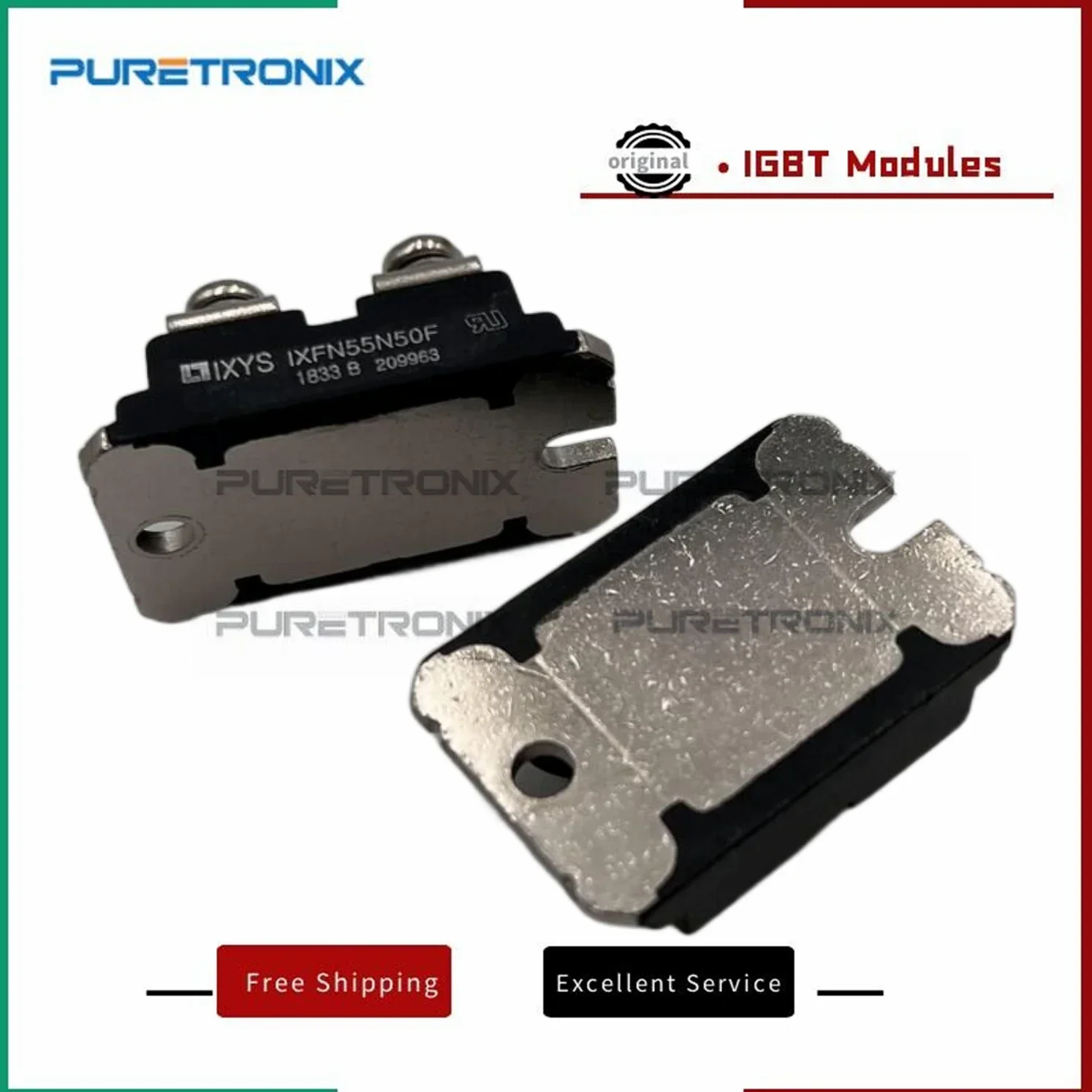 IXFN55N50 IXFN55N50F MOSFET N-CH 500V 55A SOT227B