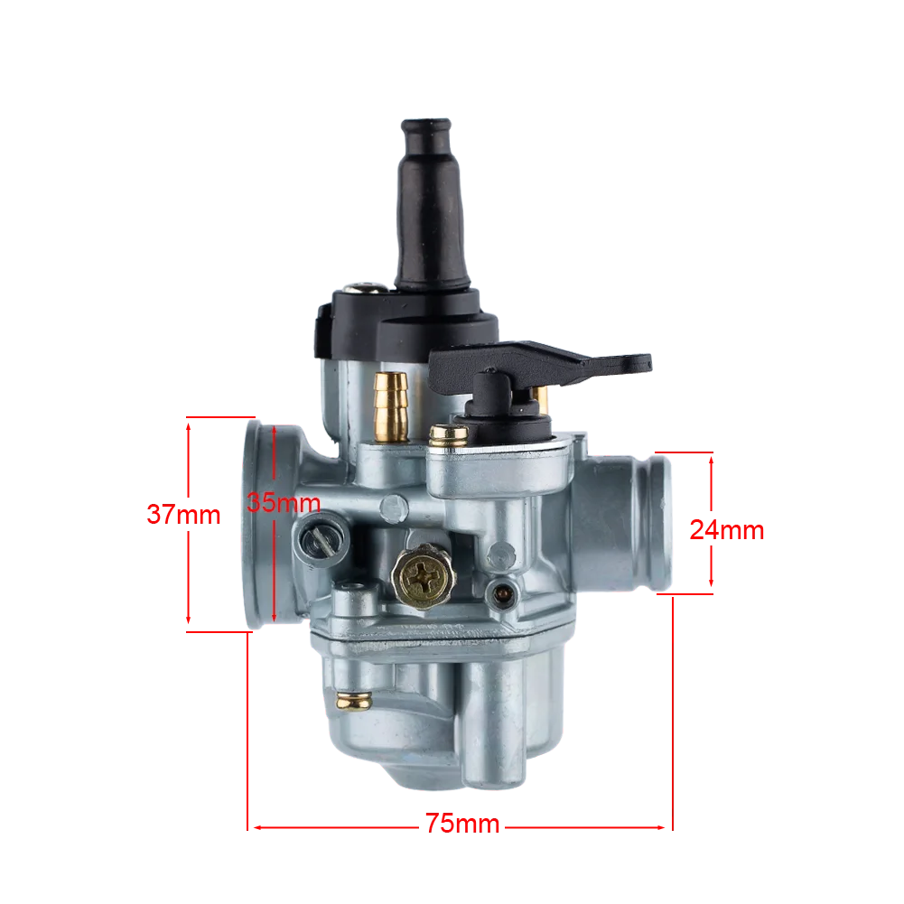 17.5mm Carburetor For Dellorto PHVA 17.5 ED Tomos A55 50cc 80cc For Puch PHBG Carb Mofas Moped Scooter Dirt Pit Pocket Bike