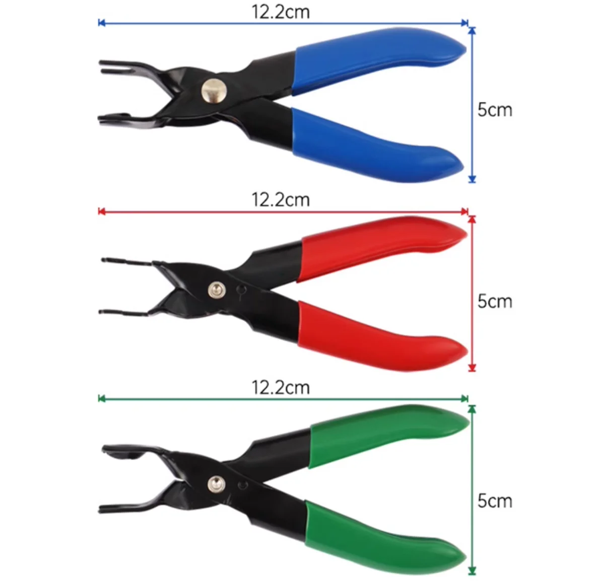 3pcs/set fuel pipeline disassembly pliers Air conditioner cold air duct refrigerant oil pipe separation pliers car tool