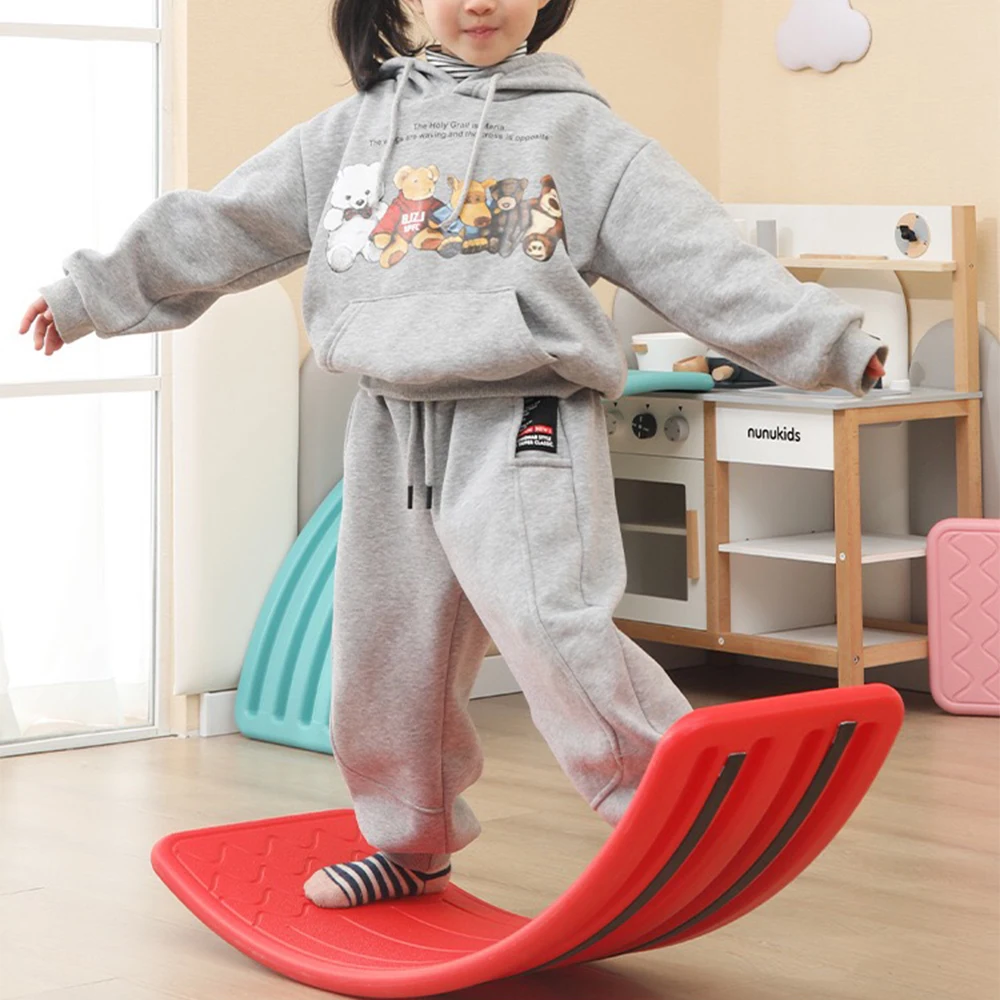 Big Balance Board for Kids, Sensory Training Equipment, Twisting Stability, Play Seesaw, Home Fitness, Wobble Exerciser