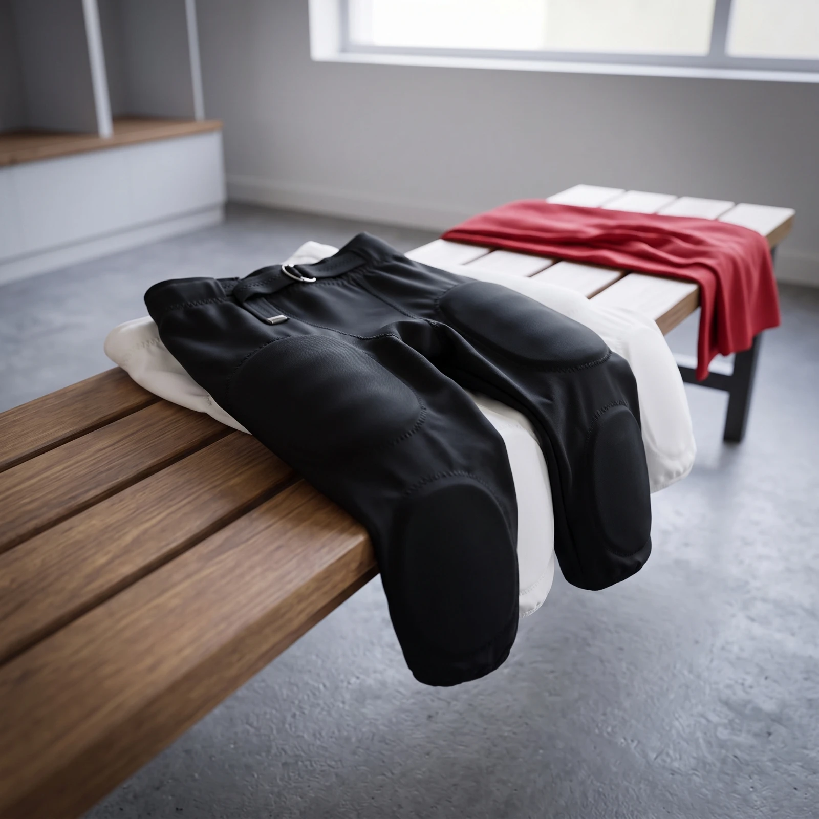 Football Pants with Built-in Pads Pull-on Padded Football Pants Resilient Streamlined for Athletes, Impact Exercises