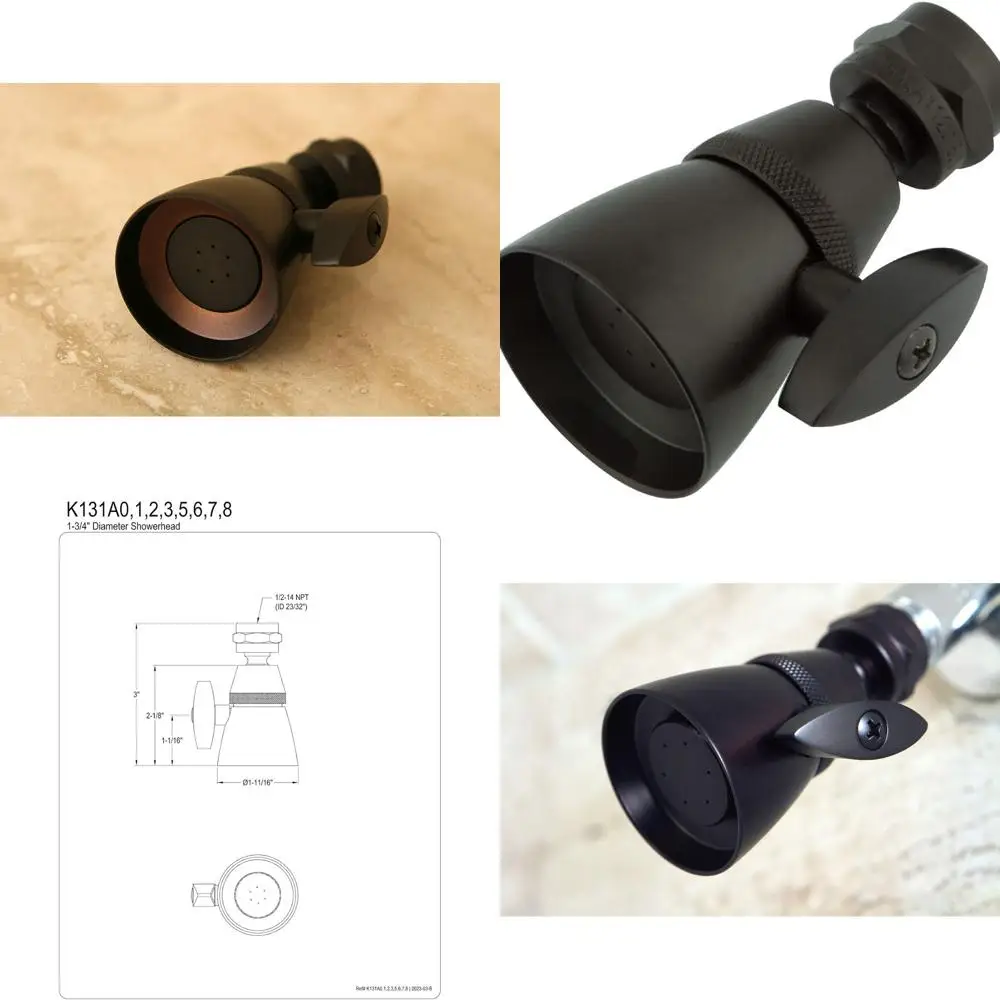 

3/4 Oil Rubbed Bronze Shower Head - K131A51 Model
