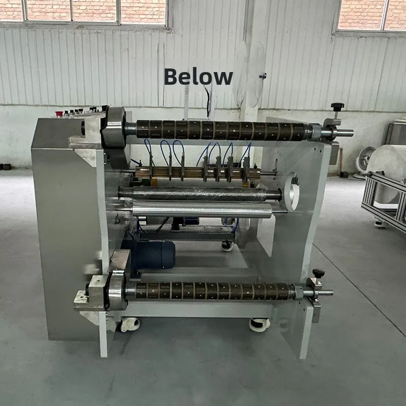 Machinery Equipment Small External Lever Automatic Sliding Overlapping Reeling And Cutting Machine Production Line