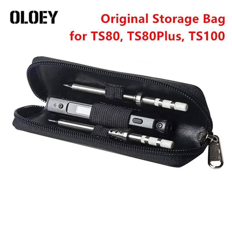 MINI DSO Original Portable Storage Bag for MINI TS100 TS80 Soldering Iron Carry Case Waterproof Organizer Leather