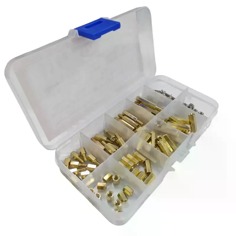Premium Brass Standoff Assortment M3 120Pcs Stainless Steel Screws Nuts Set for Raspberry Pi Project Installation