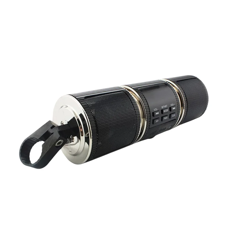 FFYY-BT Audio Motorcycle Stereo Speaker Installation MP3 Player Amplifier Scooter Bicycle USB Fmradio Speaker Black