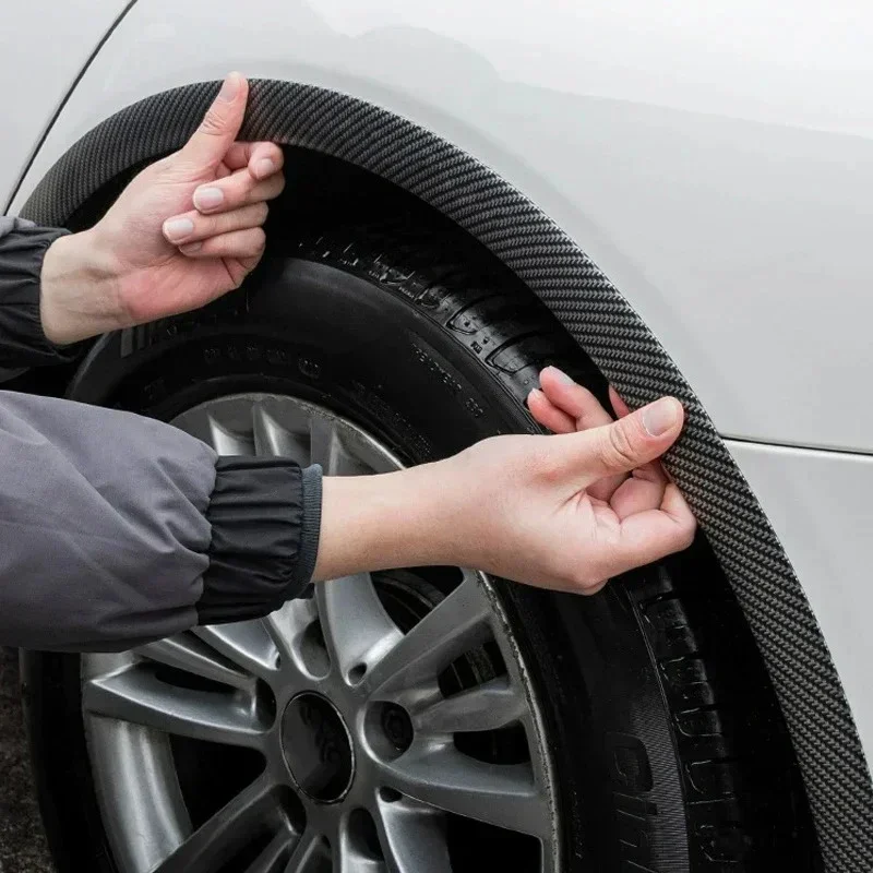 1,5m Universelle Auto-Kotflügel-Zierleiste Gebogene Kratzschutz-Radkastenleiste Augenbrauen-Schutzleiste Schmutzfänger-Schutzabdeckung Zubehör – Detail 3