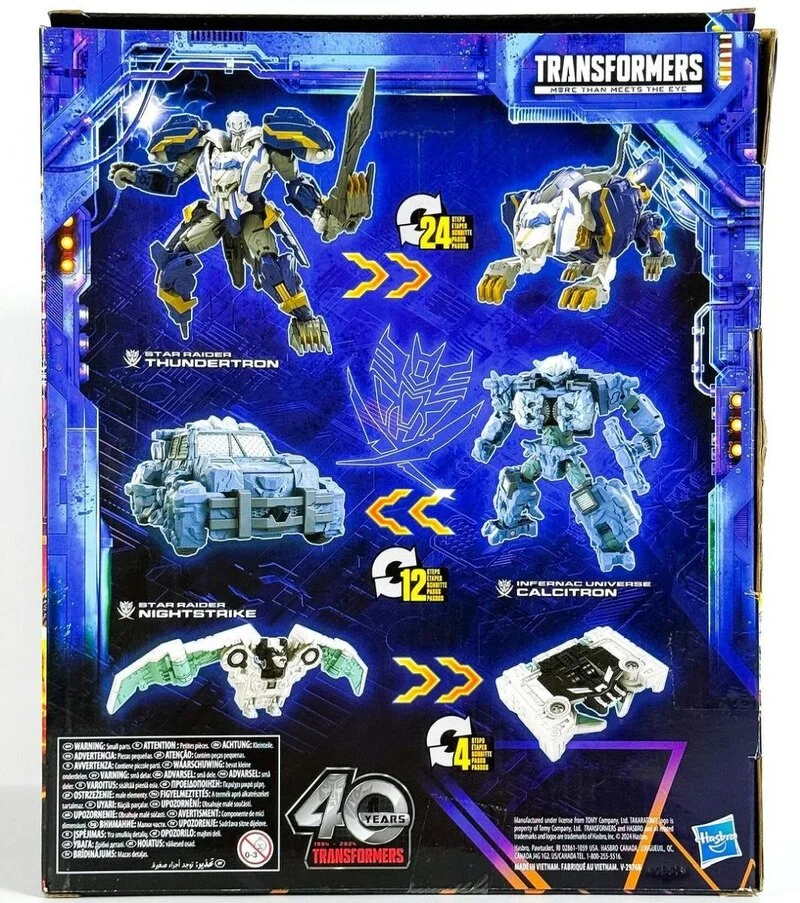 Hasbro Transformers Legacy United Star Raiders Thundertron Star Raiders  Nightstrike Carcitron Action Figures New in-stock