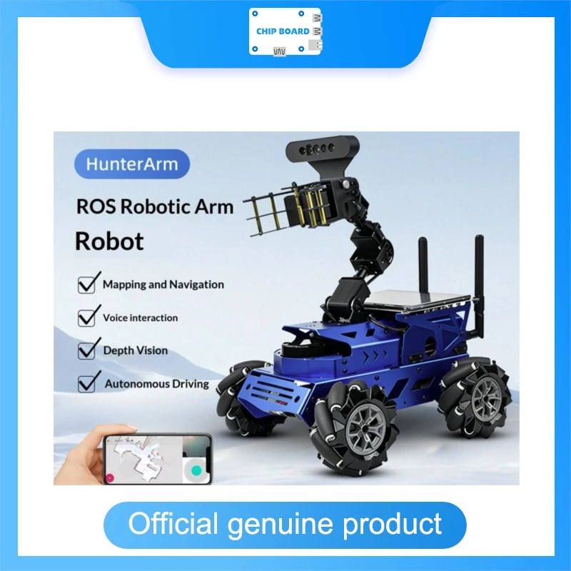 XIAO R ROS Robot Car with Jetson Nano LiDAR SLAM Navigation 3D Vision Programming Robotic Arm AI Development Kit